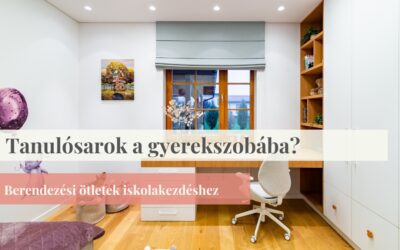 Tanulósarok a gyerekszobába?