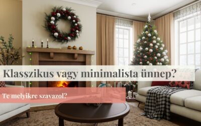 Klasszikus vagy minimalista ünnepi dekoráció?