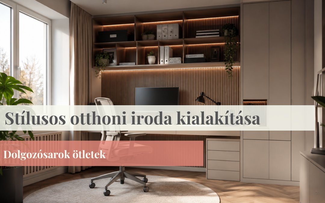 Stílusos otthoni iroda kialakítása: Dolgozósarok ötletek kis és nagyobb terekben